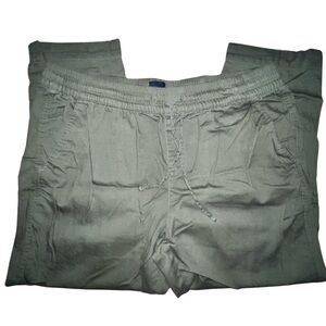 GAP Olive Green Drawstring Pants - Size Large